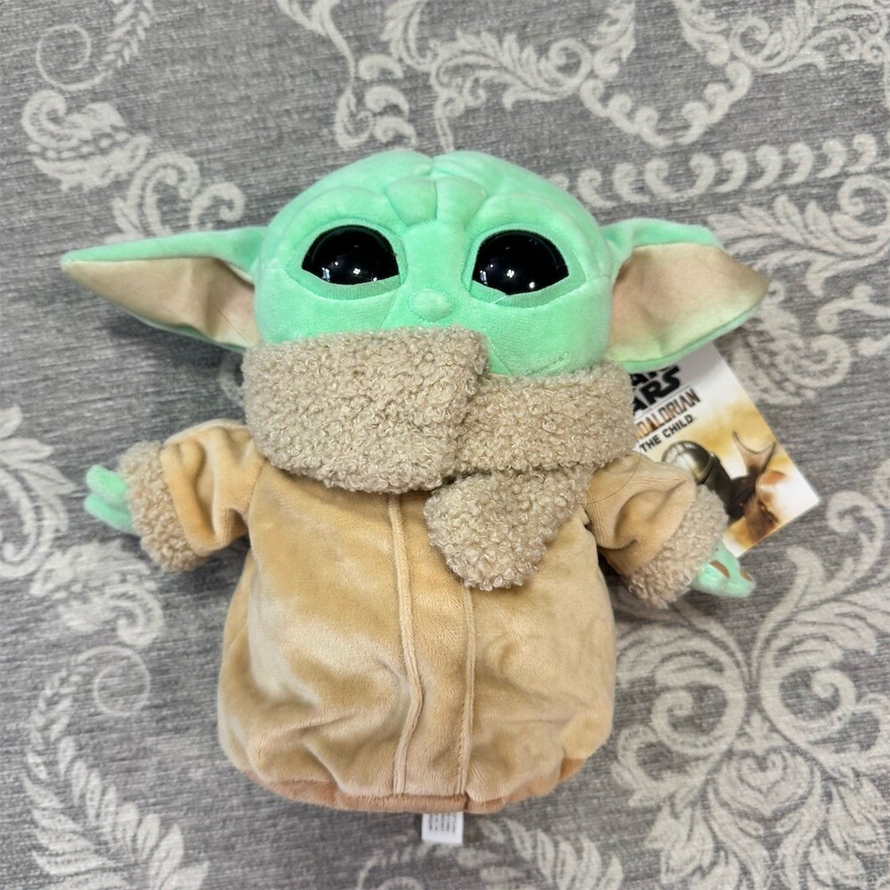 Mattel Star Wars The Mandalorian Grogu Baby Yoda Plush Stuffed Animal 8 in